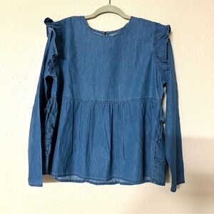 ASOS Denim Blue Top